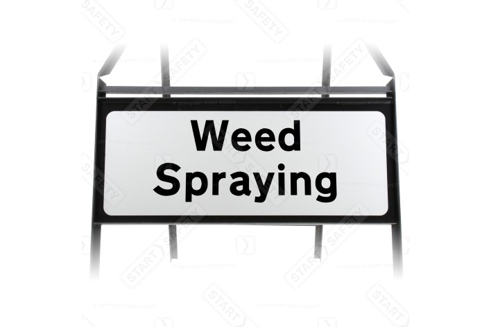 Weed Spraying Supplementary Plate - Metal Sign