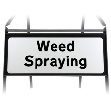 Weed Spraying Supplementary Plate - Metal Sign