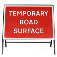 Temporary Road Surface Sign - Zintec Metal Sign Face | 1050x750mm