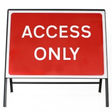 Access Only Sign - Zintec Metal Sign Face | 1050x750mm