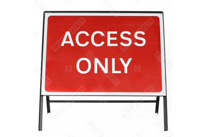 Access Only - Metal Sign Face 7000b