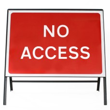 No Access Sign - Zintec Metal Sign Face