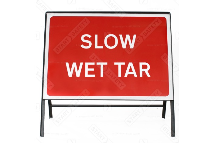 Slow Wet Tar - Metal Sign Face 7010f