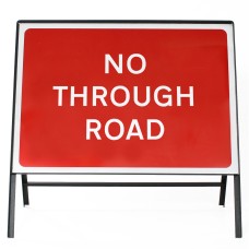 No Through Road Sign - Zintec Metal Sign Face | 1050x750mm