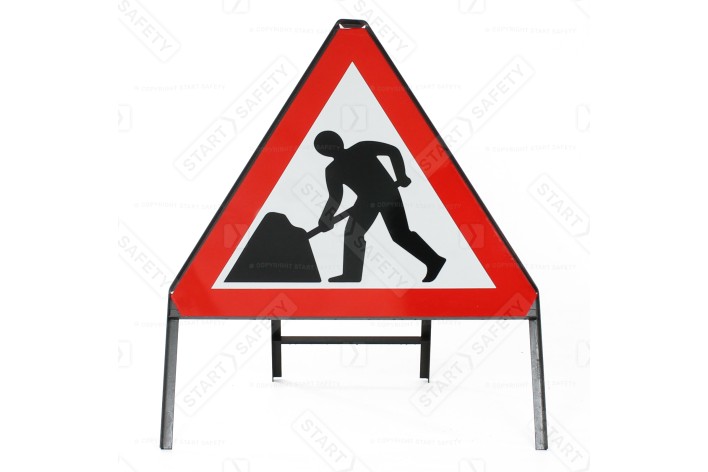 Men at Work Metal Road Sign Face | 7001