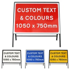 Custom 1050x750mm Sign Face  - Metal Road Sign - Face Only