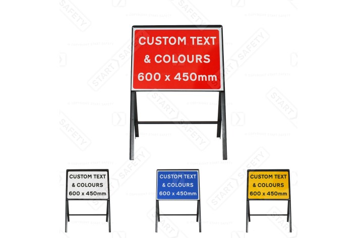 Custom 600x450mm Sign Face - Metal Road Sign - Face Only