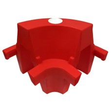 EVO 90 degree Angle Water Filled Barrier - Red