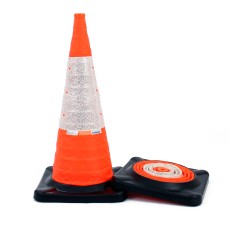 Collapsible Traffic Cones, Road Legal 750mm Retroreflective