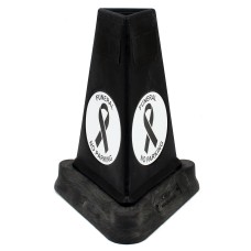Funeral Parking Cone - Black