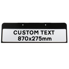 Custom QuickFit EnduraSign Drop Supplemenary Plate | 870x275mm (face only)