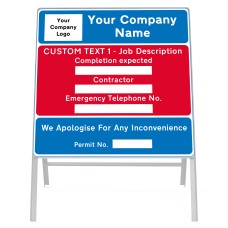 Dry Wipe Custom Information Board / Courtesy Board 7008  - Face Only