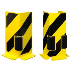 Black Bull Pallet Racking Protector With Guide Rollers