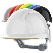 JSP EVOLite Mid Peak Slip Ratchet Safety Helmet Vented