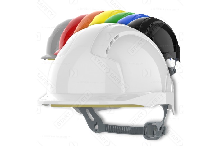 JSP EVOLite Mid Peak Slip Ratched Safety Helmet Vented