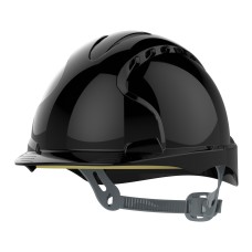 JSP EVO2 Safety Helmet Mid Peak Slip Ratchet Vented | Black