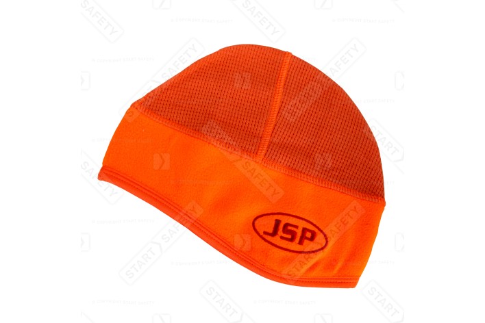 JSP Surefit Thermal Helmet Liner | High-Quality UK Made | Hi-Vis Orange | Medium/Large