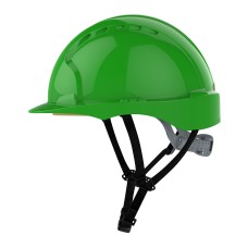 JSP EVO3 Linesman Safety Helmet Micro Peak Slip Ratchet - Green