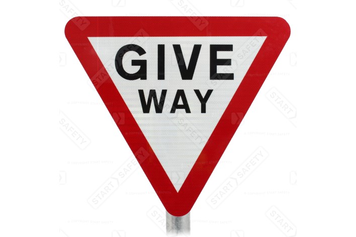 Give Way Sign Face Post Mounted 602 (Face Only)