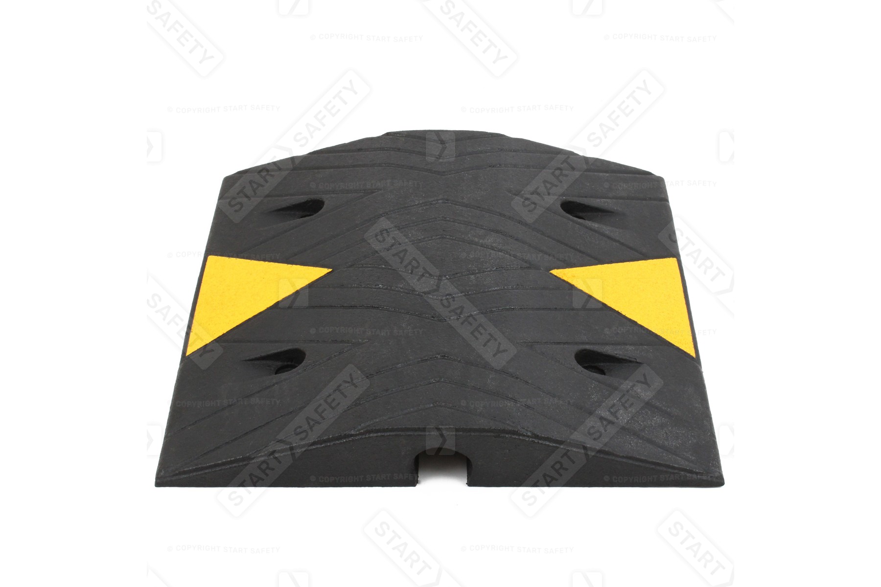 SiteCop Standard 70mm Rubber Speed Bump - Fixings Included