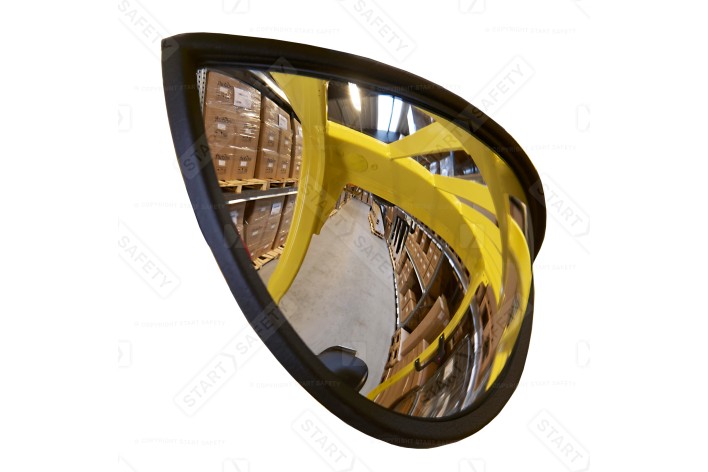 Fork Lift Truck Wide Angle Mirror With Mounts