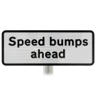 Speed Bumps Ahead Supplementary Plate - Post Mount