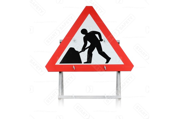 Men at Work Sign Face Only (7001) (face only)