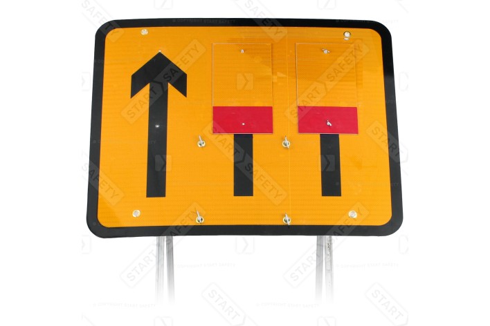 3 Lane Wicket Sign GRP | Diagram 7202 (face only)