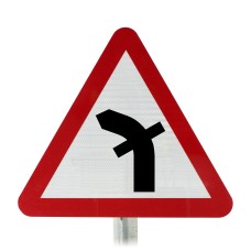 Crossroad Through A Bend Post Mounted Sign - 512.3 R2/RA2 (Face Only)