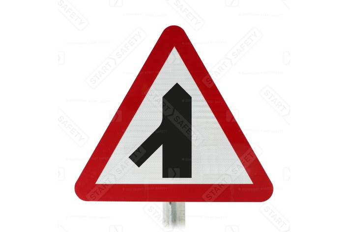Merging Traffic on to Main Carriageway Post Mounted 508.1, (Face Only)