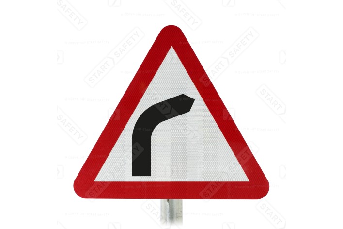Harsh Turn Sign Face Post Mounted 512, (Face Only)