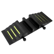 Traffic-Line Dual 75mm Hose Ramp With Reflectors