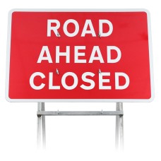 Road Ahead Closed Sign Diagram 7010.1 |Quick Fit (face only) | 1050x750mm
