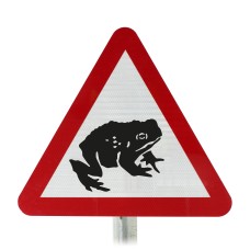Migratory Toad Crossing Post Mounted Sign- Dia 551.1 R2/RA2 (Face Only)