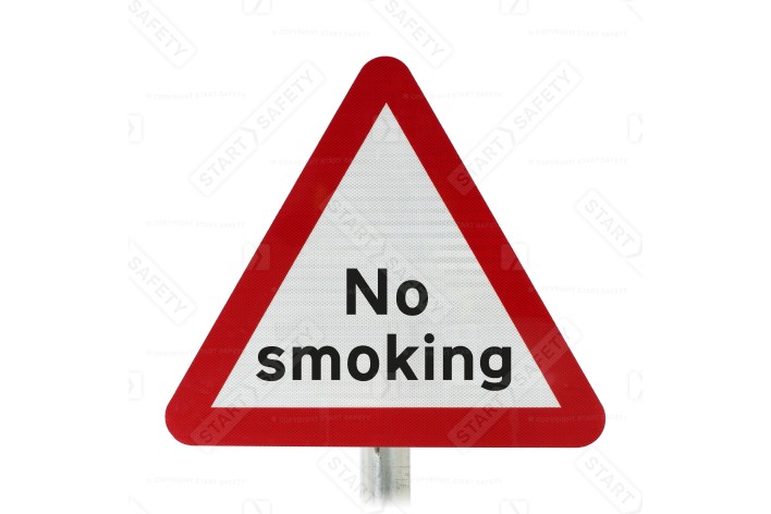 Smoking Prohibited Sign Face Post Mounted 554D, (Face Only)