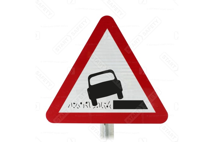 Soft Verges Ahead Sign Face Post Mounted 556.1, (Face Only)