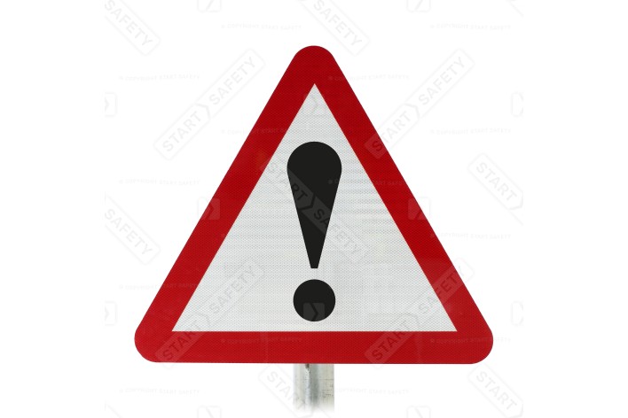 Other Danger Ahead Sign Face Post Mounted 562, (Face Only)