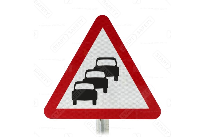 Congestion Likely Ahead Sign Face Post Mounted 584, (Face Only)
