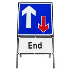Priority Over Oncoming Traffic End Sign Diagram 811