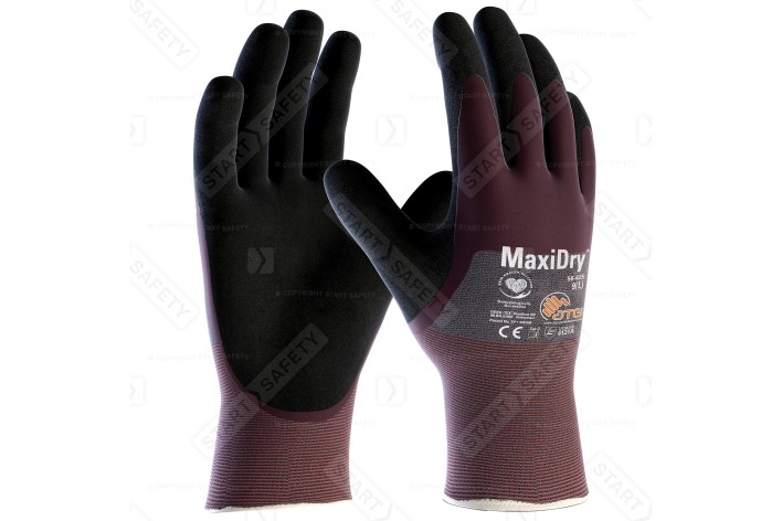 ATG MaxiDry Gloves 56-425 - 3/4 Coated Knitwrist Pair