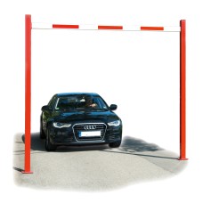 Fixed Height Restriction Barrier Free Standing