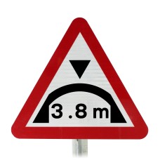 Available Headroom At Arch Bridge Post Mounted Sign - 531.1 R2/RA2 (Face Only)