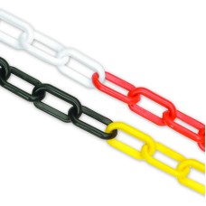 8mm Plastic Barrier Chain -Multiple Colours 25M
