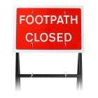 Footpath Closed' Sign |Quick Fit (face only) | 600x450mm