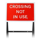Crossing Not In Use' Sign Diagram 7016 |Quick Fit (face only) | 600x450mm