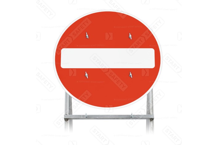 Diagram 616 Quick Fit Sign Face | No Entry (face only)
