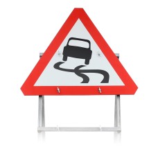 Slippery Road Sign Quick Fit Face Dia. 557 (Face Only) | 750mm