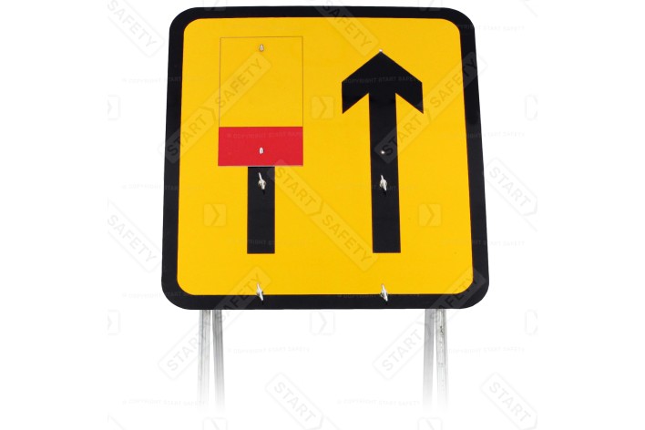 2 Lane Wicket Sign 3mm Plastic | Diagram 7202 (face only)