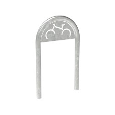 60mm Trombone Bike Stand With Cycle Symbol Cast In - Galvanised