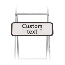 Custom Supplementary Quick Fit Sign 725x275mm - Face Only